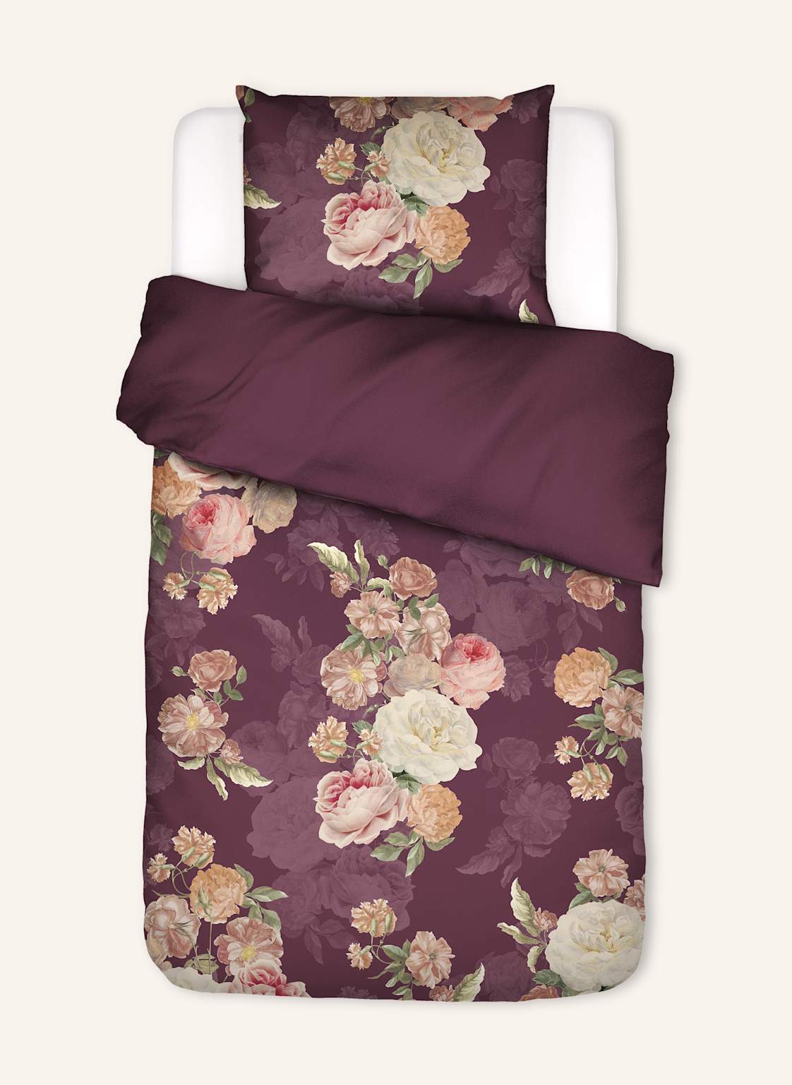 Essenza Bettwäsche Orianna rot von ESSENZA