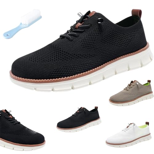 ESSISH BreezeUrban Ultra-Bequeme Schuhe, BreezeSchuhe für Herren, Urban Ultra-Bequeme Schuhe, BreezeUrban-Kleiderschuhe, BreezeSchuhe, Herren bekleidungbreezeSchuhe (1 Stück-A,45 EU) von ESSISH