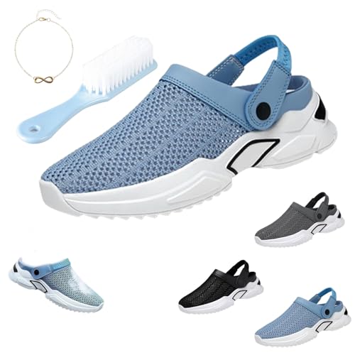 ESSISH Wanderbootschuhe, atmungsaktiv mit Fußgewölbeunterstützung, gestrickte Mesh-Wanderschuhe, Strandsandalen, orthopädische, ausgehöhlte Sommersandalen für Herren (1 Stück-C,43 EU) von ESSISH