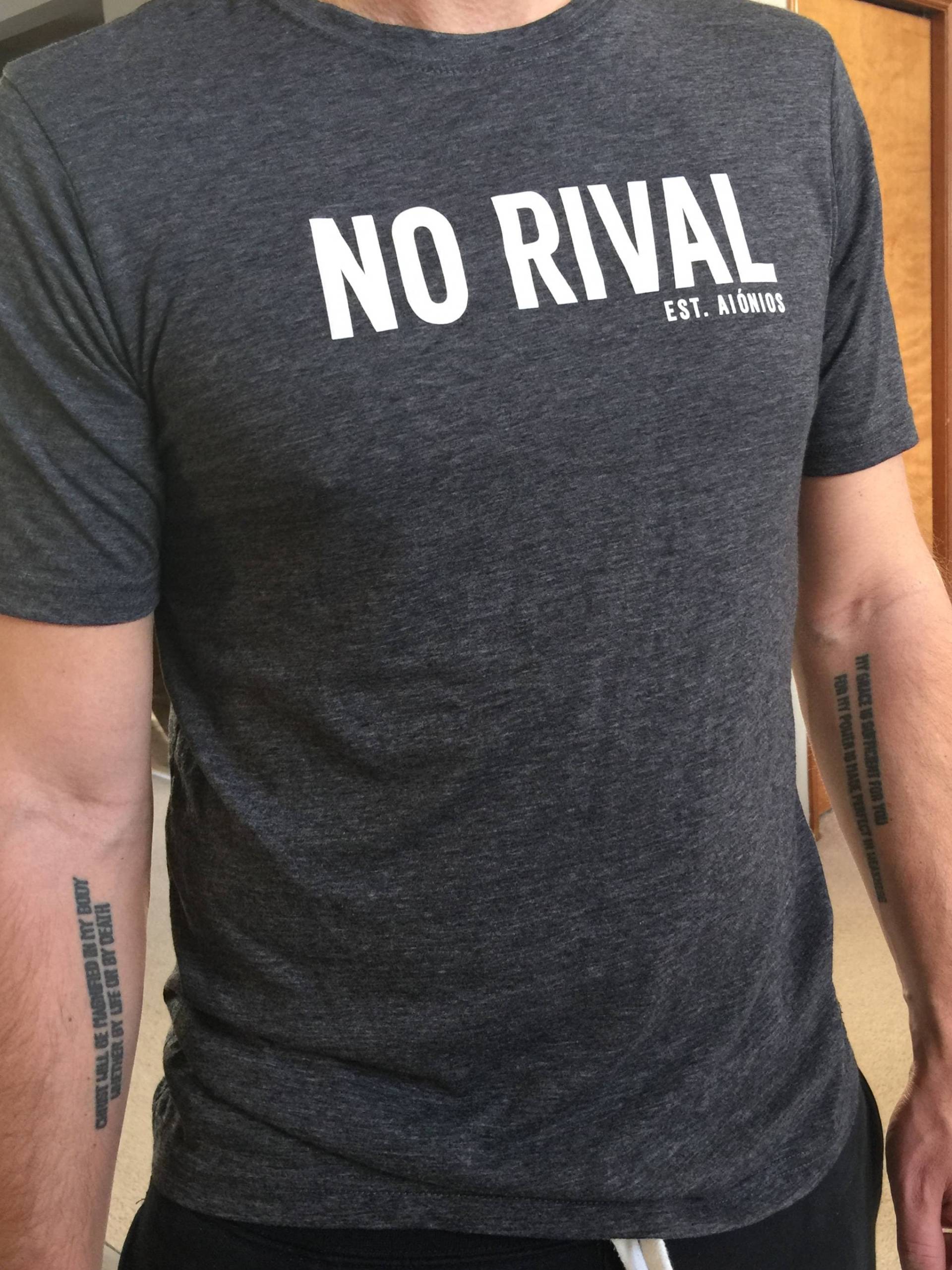 Kein Rivale || Christian T-Shirt Kein Rivale || Christian T-Shirt von ESTAIONIOS