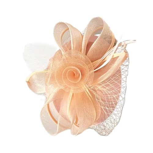ESTCNK 1920er Jahre Flapper Feder Mesh Blume Haarteil Haarschmuck für Kostüme von ESTCNK