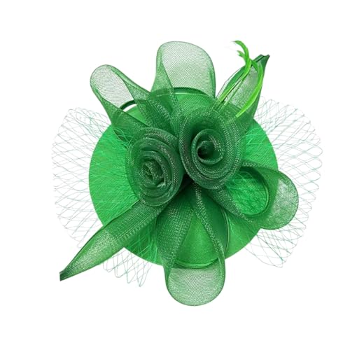 ESTCNK 1920er Jahre Flapper Feder Mesh Blume Haarteil Haarschmuck für Kostüme von ESTCNK
