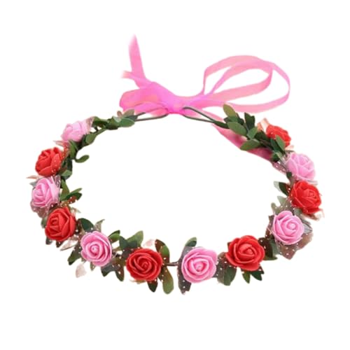 ESTCNK Blumen-Haarbänder für Damen, Braut, Blumenkrone, Blumenkranz, Hochzeit ESTCNK Blumen-Haarbänder für Damen, Braut, Blumenkrone, Blumenkranz, Hochzeit von ESTCNK