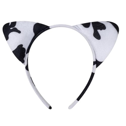 ESTCNK Einzigartiges Kuhhorn und Ohren-Stirnband verleiht Partys, Feiern und Cosplay-Events Charme und tägliche dekorative Kleidung von ESTCNK