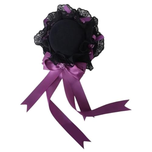 ESTCNK Japanische Spitze Schleifen Rose Haarband Schleife Haarspange Accessoire für stilvolle Frauen von ESTCNK