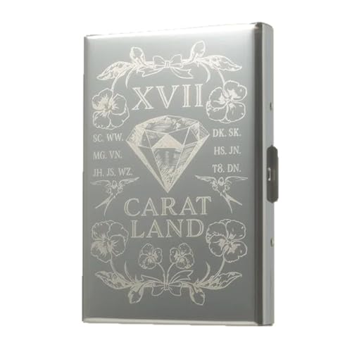 ESTCNK Kartenhalter Brieftaschen für Damen und Herren Visitenkartenetui Kreditkartenhalter Namenskartenhalter Metall Kartenhalter, Wie beschrieben von ESTCNK