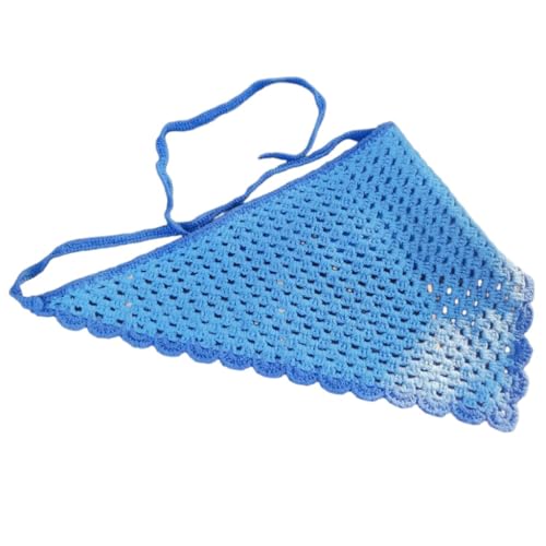 ESTCNK Modischer gestrickter Haarschal Dreieckstuch Stirnband für verschiedene Frisuren von ESTCNK