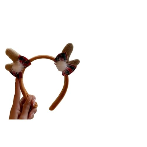 ESTCNK Schöner Haarreif in Rentiergeweih-Form, für Damen, Cosplay, Stirnband, Make-up, Haarband von ESTCNK