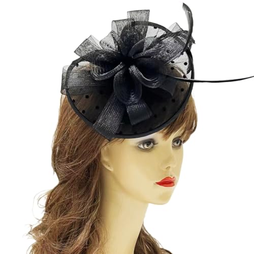 Elegante Flapper-Haarspangen, Federperlen, Kopfschmuck, Fascinator-Accessoire von ESTCNK