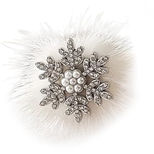 Elegante Schneeflocken-Haarspange, süße Weihnachtsfrisur, Mädchen, Kopfbedeckung, Haarnadel von ESTCNK