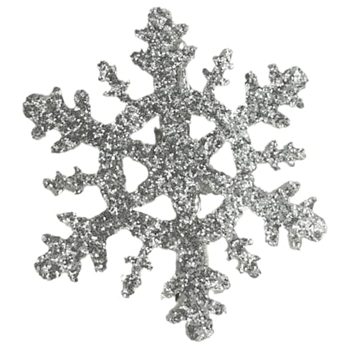 Flache Haarspange für Mädchen, silberfarbene Haarspange für Frauen, Mädchen, Strauß, Haarspange, süße Weihnachtsfoto-Requisiten von ESTCNK