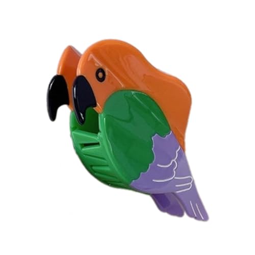 Große Haarklammer aus Temperament für Mädchen, mit Vogelform für Zöpfe von ESTCNK