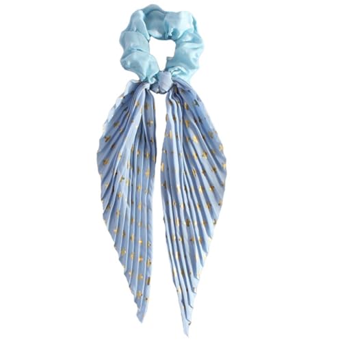 Haargummi mit romantischem Blumenmuster, modischer Haarschmuck, weicher Stoff, Haargummi für Damen und Mädchen Haargummi mit romantischem Blumenmuster, modischer Haarschmuck, weicher Stoff, Haargummi für Damen und Mädchen von ESTCNK