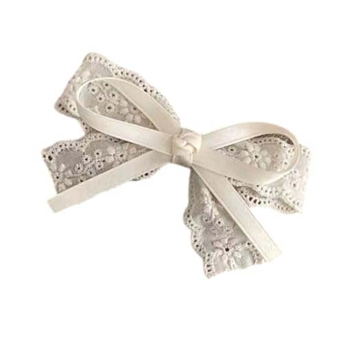 Lacework Haarspange Spitze Gothic Bowknot Cottagecore Clip für Damen Mädchen von ESTCNK
