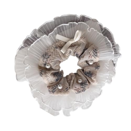 Modische Spitzen-Haargummis, Hochsteckfrisur, Haarknoten, Haarband, Damen, Kopfschmuck von ESTCNK