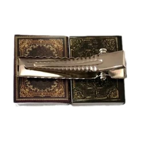 Stilvolle lustige Miniatur Buch Entenschnabel Haarnadel handgefertigt süße Mädchen Haarnadel von ESTCNK