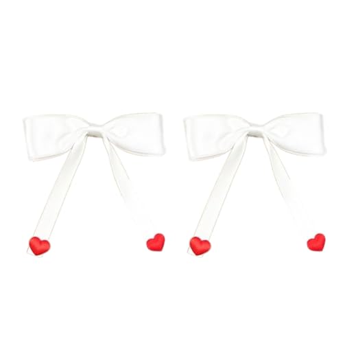 Süße Ballett-Haarspange mit Schleife, Entenschnabel-Haarspange, französische Seitennadel für Damen, elegantes Haarstyling-Zubehör von ESTCNK