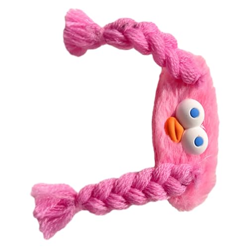 Süße Mädchen Plüsch Haarspange Hässliche Puppe Zöpfe Haarnadel für Karneval Abschlussball Party von ESTCNK