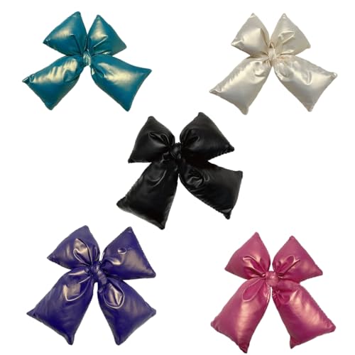 Sweet Ballet gepolsterte Haarklammer für Damen, 5 Stück, Haarklammer, rutschfester Pferdeschwanz-Halter, starker sicherer Halt von ESTCNK