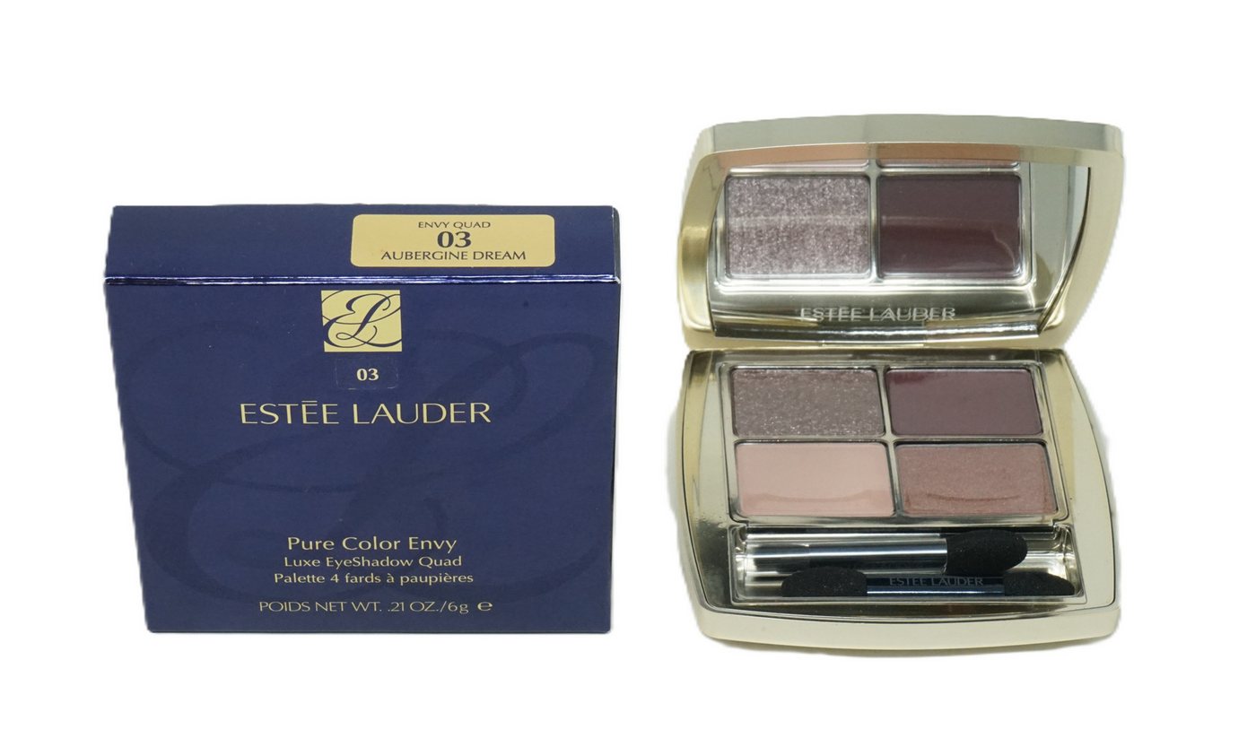 ESTÉE LAUDER Lidschatten Estée Lauder Eyeshadow Quad Pure Colour Envy 03 aubergine dream 6g von ESTÉE LAUDER