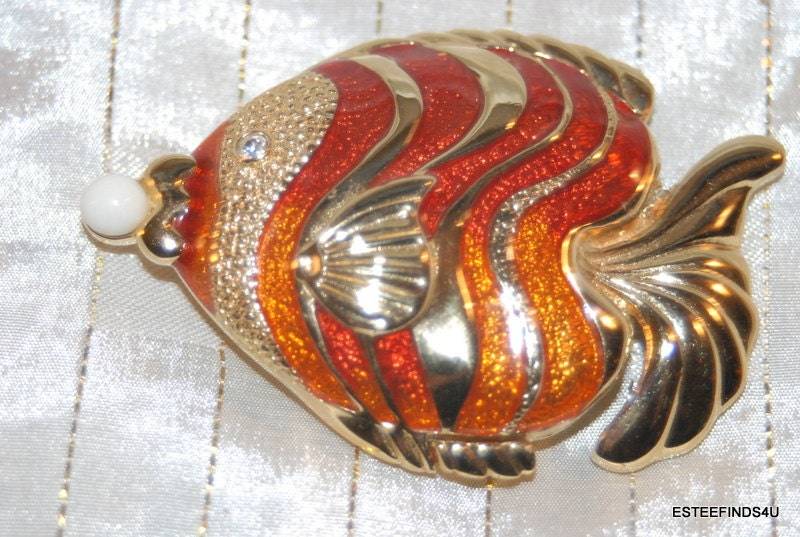 Estee Lauder Tropical Fish | Um 1994 Rare Und Hard-To-Find Sammlerstück Parfüm Kompakt Estee Lauder Tropical Fish | Um 1994 Rare Und Hard-To-Find Sammlerstück Parfüm Kompakt von ESTEEFINDS4U