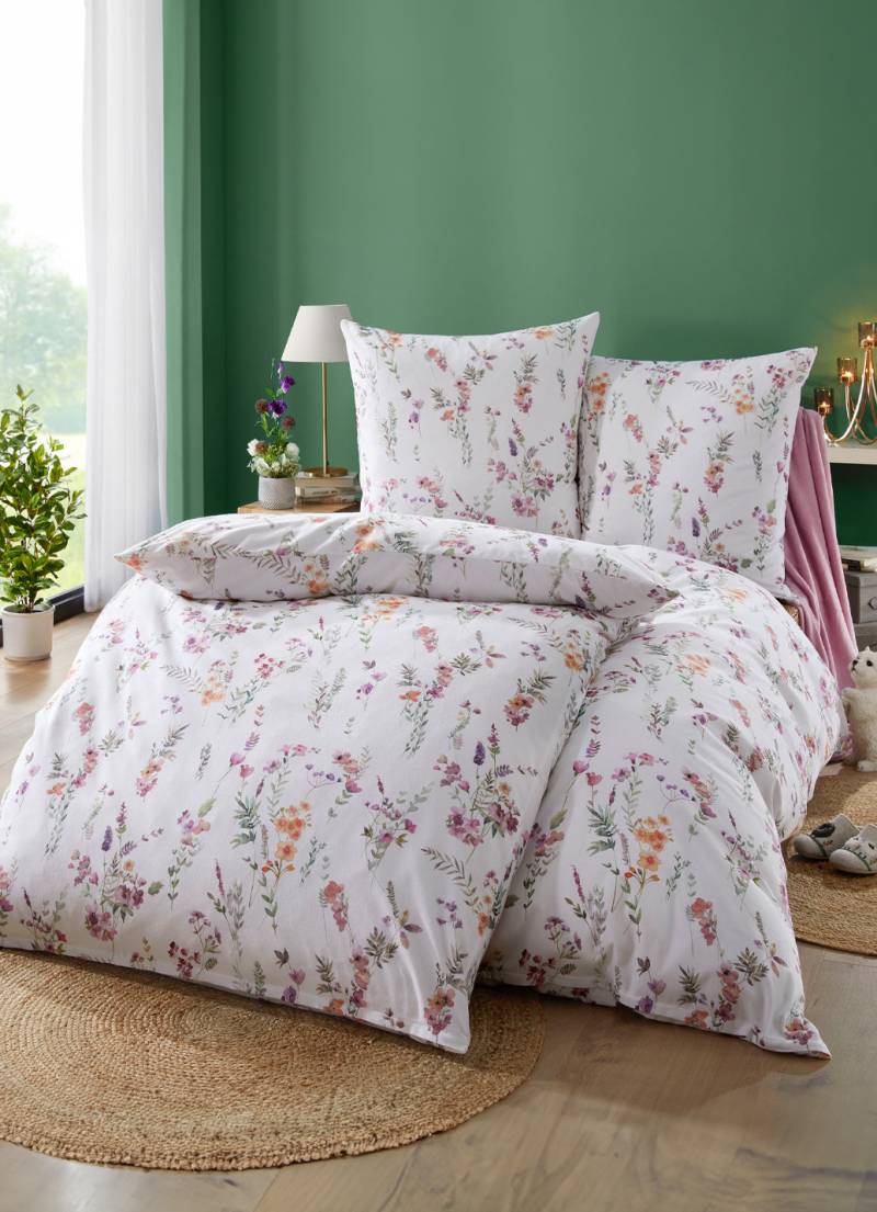 Bettwäsche-Garnitur, Größe 115 (80x80 cm + 155x220 cm), Multicolor von ESTELLA