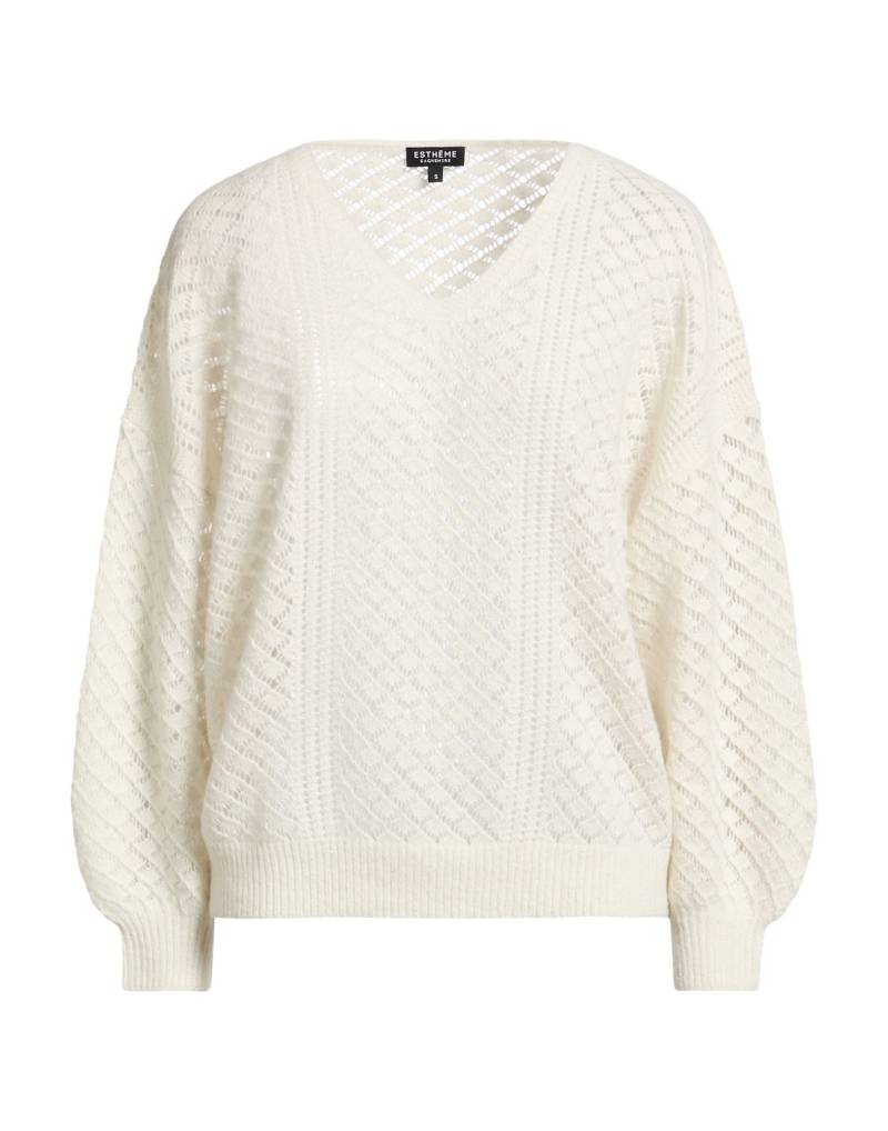 ESTHEME CACHEMIRE Pullover Damen Hellgrau von ESTHEME CACHEMIRE