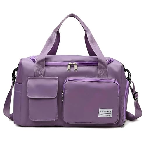 Sporttasche für Herren und Damen, Reisetasche, Sporttasche, wasserdicht, Sporttasche, Lila., grau, Sporttasche Sporttasche für Herren und Damen, Reisetasche, Sporttasche, wasserdicht, Sporttasche, Lila., grau, Sporttasche von ESTIFE
