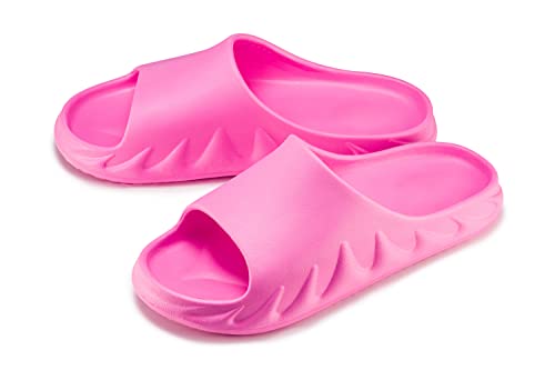 ESTRO Badeschlappen Damen Badelatschen Damen - Gummi Schlappen Damen Badeschlappen Herren Slides Damen Badelatschen Herren Duschschuhe Herren F97 (40, Rosa 3) von ESTRO