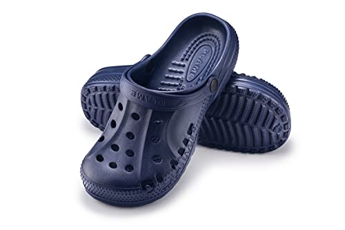 ESTRO Gartenclogs Herren Gartenschuhe Damen - Gartenclogs Damen Unisex Leicht Gummischuhe Damen Sommer Garten Clogs Herren A78 (36, Dunkelblau) von ESTRO