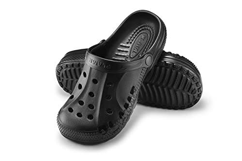 ESTRO Gartenclogs Herren Gartenschuhe Damen - Gartenclogs Damen Unisex Leicht Gummischuhe Damen Sommer Garten Clogs Herren A78 (37, Schwarz) von ESTRO