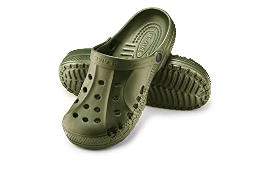 ESTRO Gartenclogs Herren Gartenschuhe Damen - Gartenclogs Damen Unisex Leicht Gummischuhe Damen Sommer Garten Clogs Herren A78 (44, Grün) von ESTRO