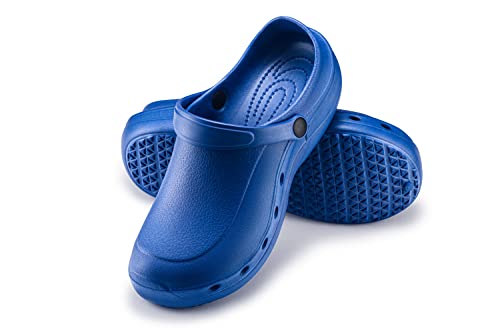 ESTRO Gartenclogs Herren Gartenschuhe Damen - Gartenclogs Damen Unisex Leicht Gummischuhe Damen Sommer Garten Clogs Herren F92 (36, Blau) von ESTRO