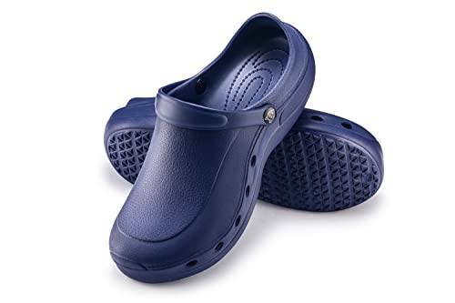 ESTRO Gartenclogs Herren Gartenschuhe Damen - Gartenclogs Damen Unisex Leicht Gummischuhe Damen Sommer Garten Clogs Herren F92 (44, Dunkelblau) von ESTRO