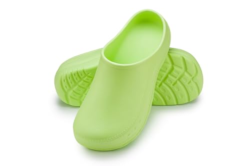 ESTRO Gartenschuhe Damen Clogs Geschlossen - Gartenclogs Herren Unisex Gummischuhe Leicht Gartenclogs Damen Garten Clogs Herren CC01 (40, Pistazie) von ESTRO