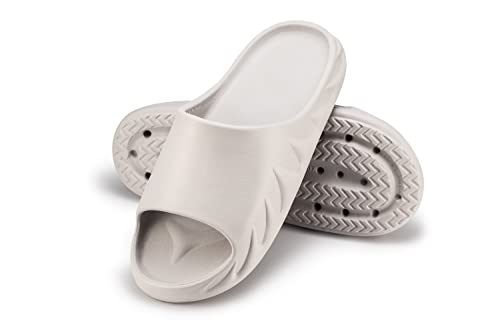 ESTRO Gartenschuhe Herren Clogs Gummi - Gartenclogs Herren Männer Gartenschuhe Hausschuhe Gummi Leicht Garten Clogs Damen PZ1 (41 EU, PZ106 Grau) von ESTRO