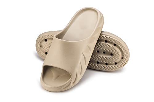 ESTRO Gartenschuhe Herren Clogs Gummi - Gartenclogs Herren Männer Gartenschuhe Hausschuhe Gummi Leicht Garten Clogs Damen PZ1 (43 EU, PZ106 Cappuccino) von ESTRO