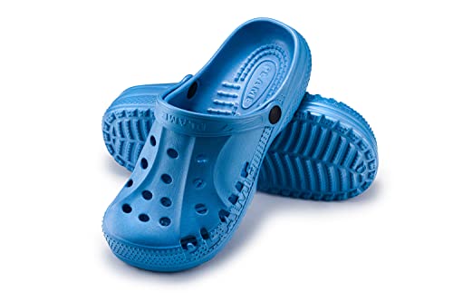 ESTRO Gartenschuhe Herren Clogs Gummi - Gartenclogs Herren Männer Gartenschuhe Hausschuhe Gummi Leicht Garten Clogs Herren PZ1 (36, PZ78 Blau) von ESTRO