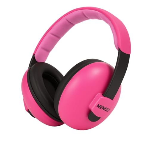 ESTRO Gehörschutz Kinder Kopfhörer Lärmschutz - Baby Gehörschutz Lärmschutz Kopfhörer Kinder Noise Cancelling Kopfhoerer Baby Ohrenschützer EM1 (Pink) von ESTRO