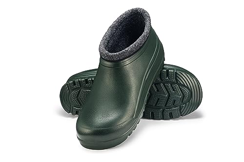 ESTRO Gummistiefel Gefüttert Herren Clogs - Regenstiefel Herren Gefütterte Gummistiefel Herren Winter Gummistiefel Herren Regenschuhe K042 (42 EU, Dunkelgrün) von ESTRO