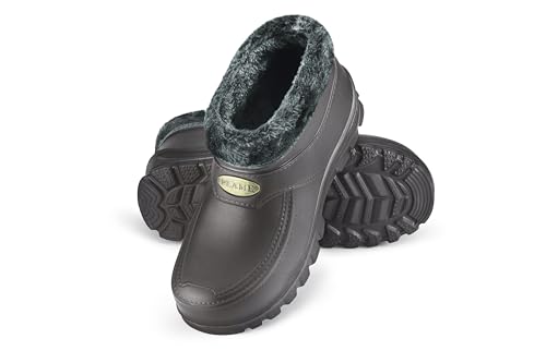 ESTRO Gummistiefel Gefüttert Herren Gummistiefel - Regenstiefel Herren Gefütterte Gummistiefel Herren Winter Gummistiefel Herren Regenschuhe A16 (42, Grau) von ESTRO