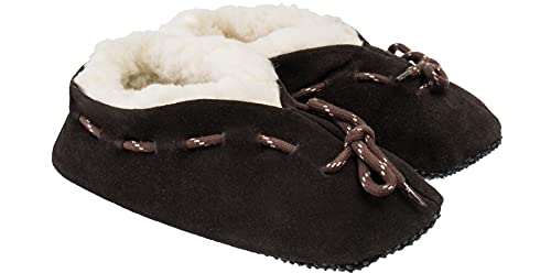 ESTRO Hausschuhe Damen Winter Warm - Pantoffeln Damen Winter Hüttenschuhe Herren Hausschuhe Wolle Damen Herren Hausschuhe Warm b01 (35, Braun) von ESTRO