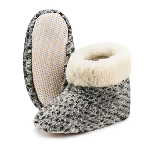 ESTRO Warme Hausschuhe Damen Winter - Hüttenschuhe Herren Pantoffeln Winter Hausstiefel Damen Warme Hausschuhe Herren OLE (45 EU, Wolke) von ESTRO