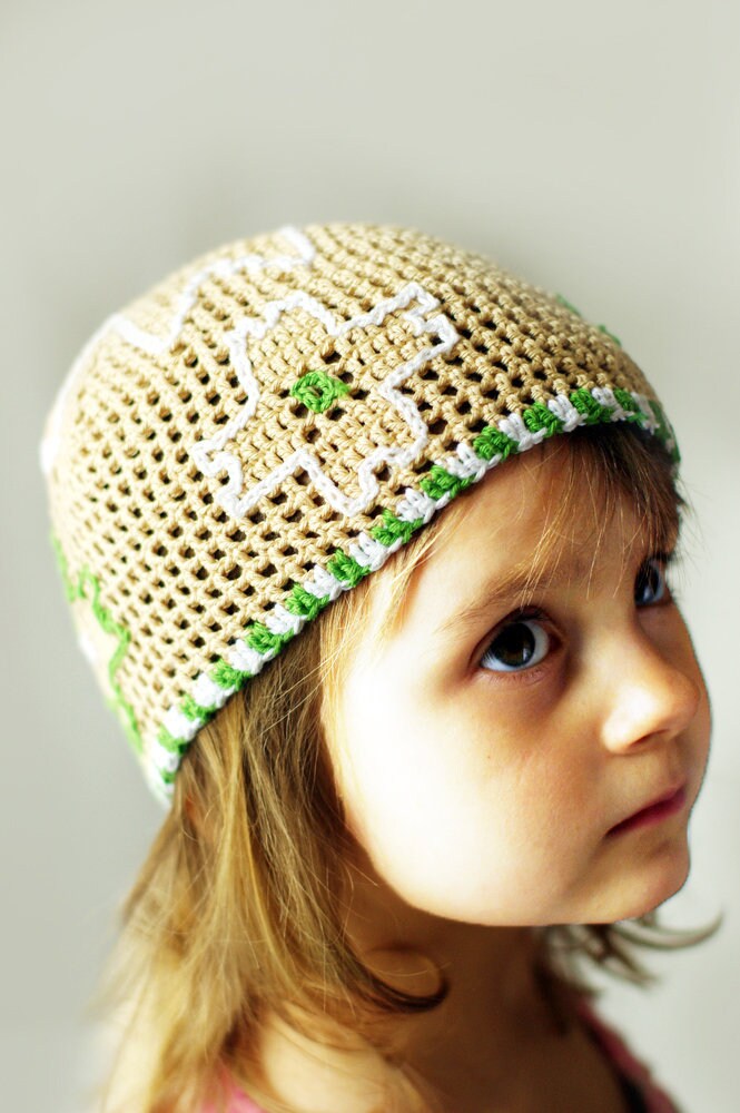 Handgehäkelte Baumwolle Sonnenhut Gestickte Blumen, Kleinkind Mädchen Mütze von ESTtoYou