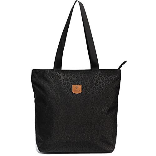 ESVAN Original Floral Tote Bag Schultertasche für Gym Wandern Picknick Reisen Strand Grün Größe: Einheitsgröße von ESVAN