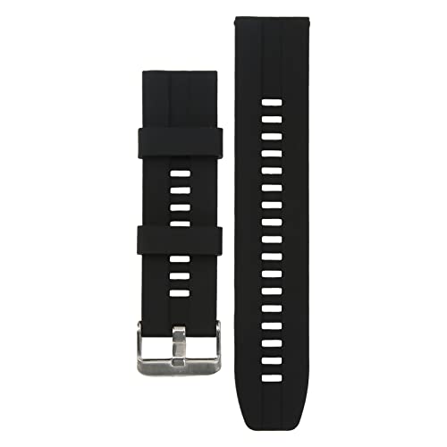 ETAINGYEUN Silikon Smartwatch Strap Robustes Armband Armband Ersatz GT2 GT2e Schwarz (22 mm) von ETAINGYEUN