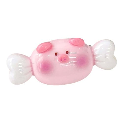 Mädchen Cartoon Haarclip Mini Blush Pig Hair Clip geschickte Cartoon Tier Kinder Frisur Accessoires Blush Candy von ETAINGYEUN
