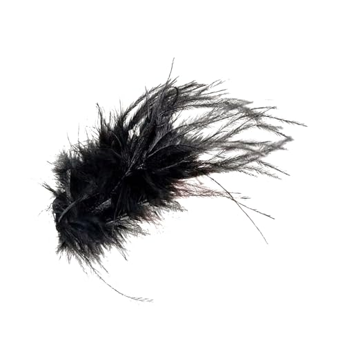 Gefiedertes Haar-Accessoire mit natürlichen Drapierdesigns für Frauen, die ein einzigartiges Mode-Statement suchen von ETAWDE