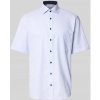 ETERNA Comfort Fit Business-Hemd mit 1/2-Arm in Hellblau, Größe 42 von Eterna