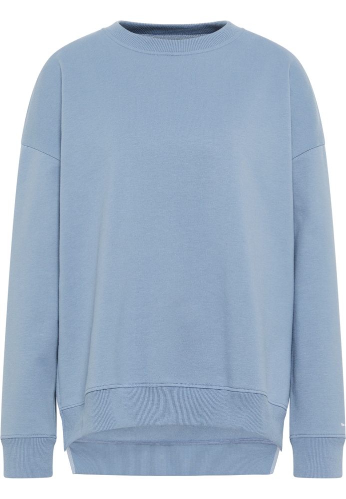 Strick Pullover in blau unifarben von ETERNA Mode GmbH